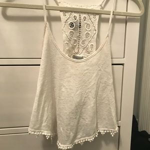Charlotte Russe tank with open back detail